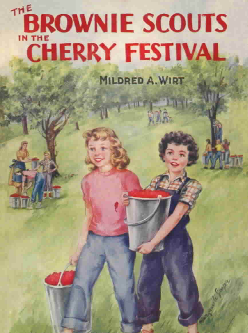 The Brownie Scouts in the Cherry Festival