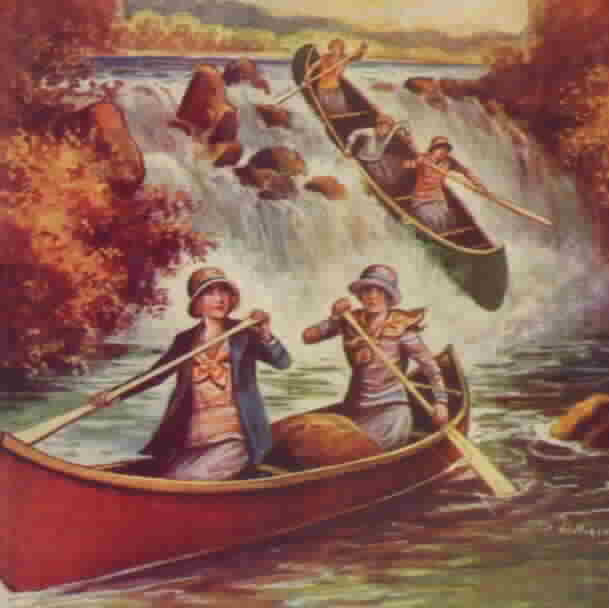 The Outdoor Girls on a Canoe Trip